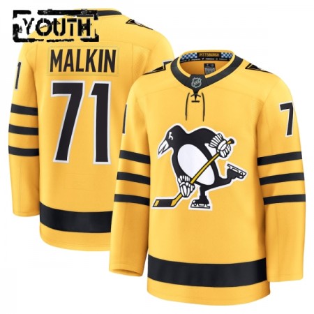 Lasten NHL Pittsburgh Penguins Pelipaita 2025-26 Fanatics Premium Evgeni Malkin Alternate Gold